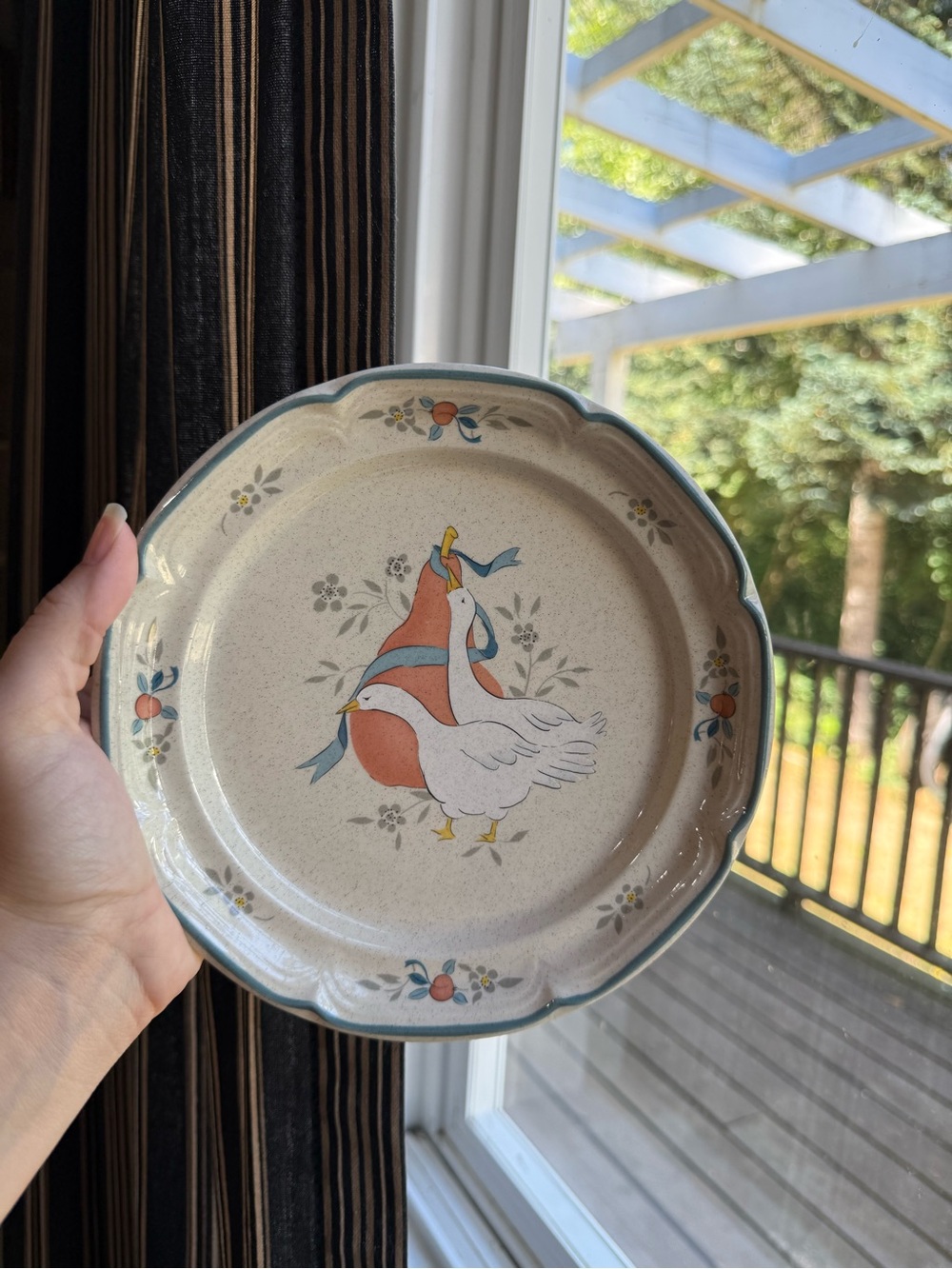 Vintage marmalade plates - set of 3